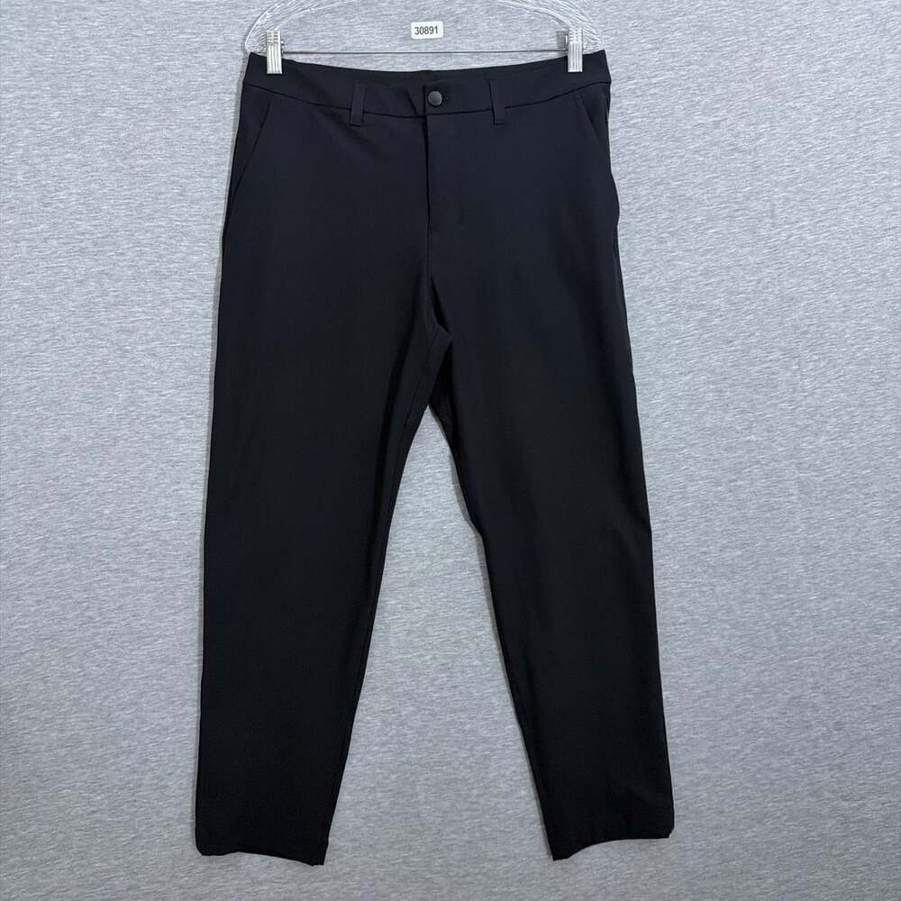 Lululemon Men's Size 32 Black ABC Warpstreme Classic-Fit 5 Pocket Pants 28L